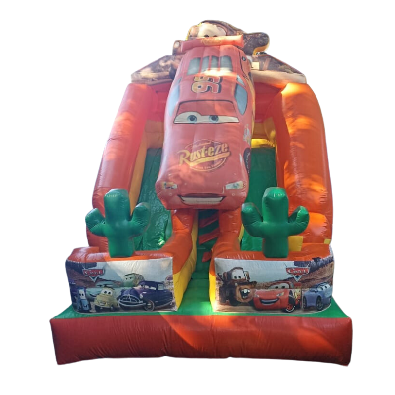 carros - toboga-inflavel